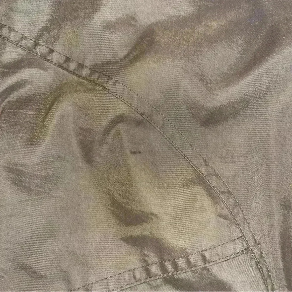 Vintage AEROS Green Parachute Jacket Size S Utility Windbreaker 80s Neutral EUC - Picture 11 of 16